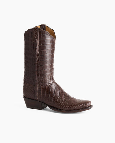 Men‘s Artisan Crocodile Pattern Western Boot