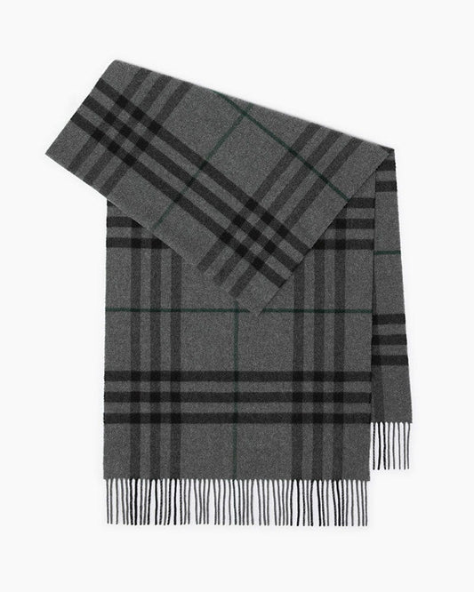 Classic Wool Tartan Scarf Unisex