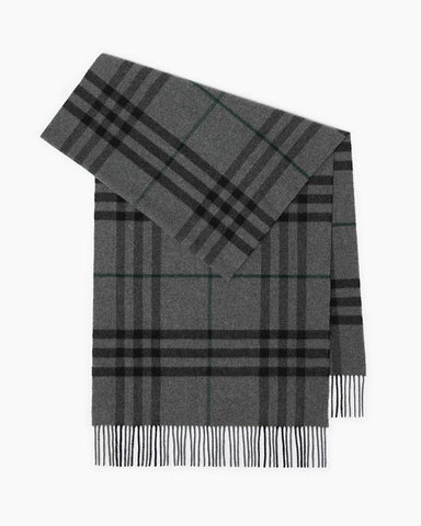 Classic Wool Tartan Scarf Unisex