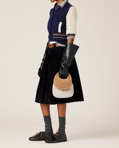 Plush Shearling Handbag