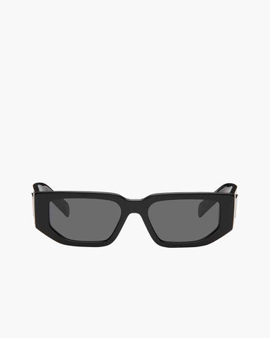 Modern Rectangular Black Sunglasses