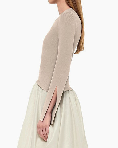 (Pre-sale) Colorblocked Fit Flare Dress