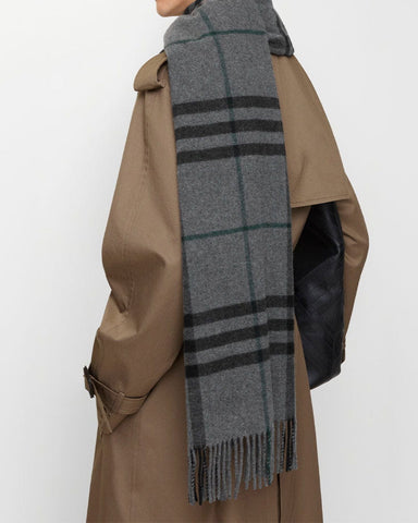 Classic Wool Tartan Scarf Unisex
