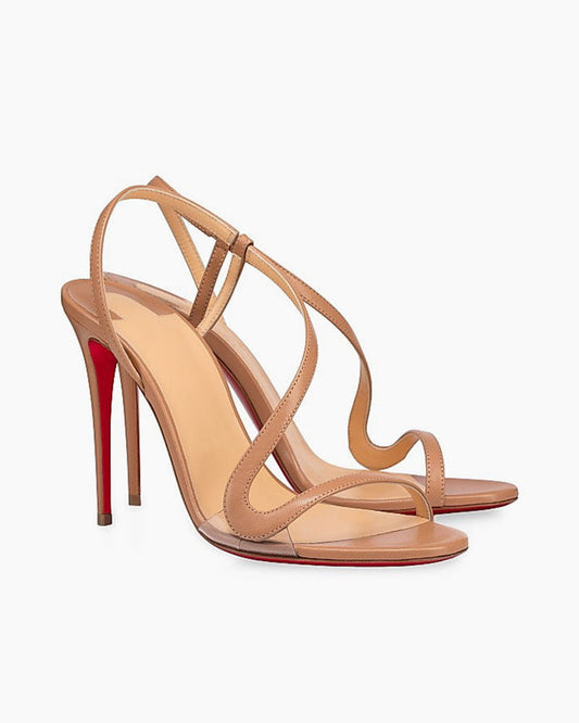 Women's Minimalist Noir Curve Stiletto Pumps