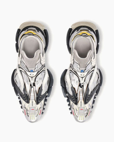 Men's Sculptural Multi-Layered Streetwear Sneakers