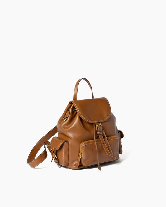 Casual Leather Backpack
