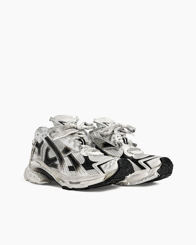 Men's Futuristic 90s-Style Chunky Mesh Low-Top Sneakers