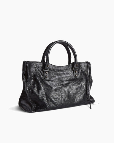 Women's black  LA City Calfskin Bag Mini