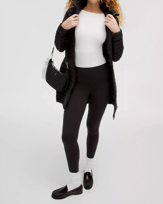 Water-Resistant Pack It Down Long Jacket