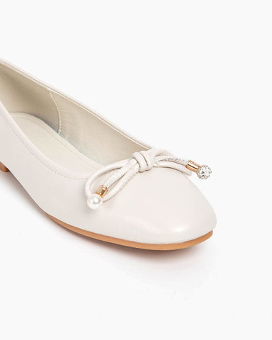 Daily Work Classic Round Toe Flat Slip-On Design