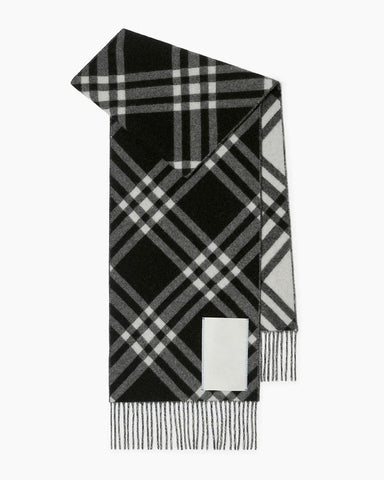 Soft Lambswool Plaid Scarf Winter Warmth