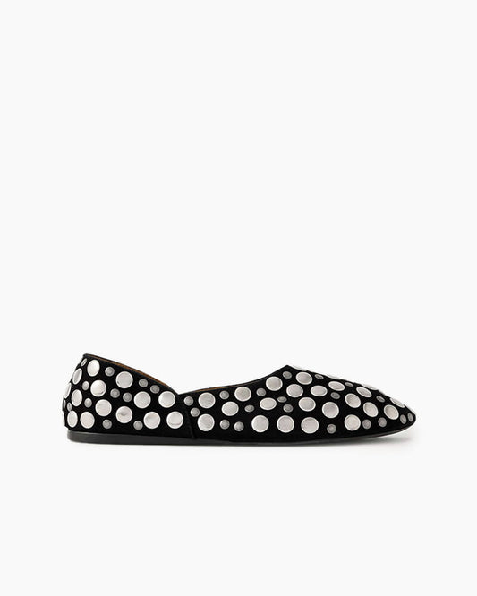 Women's Stylish Studded Slip-On Flats