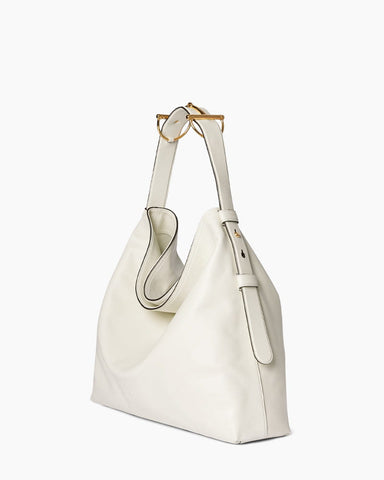 Black Leather Horsebit Tote for Stylish Business Travel