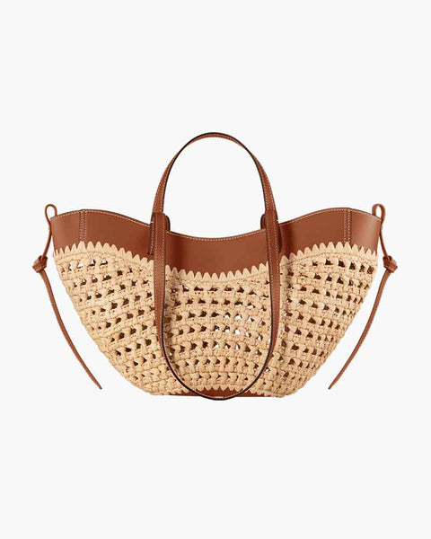 Women's Chic Mini Raffia Top Handle Bag – LarosaStyle