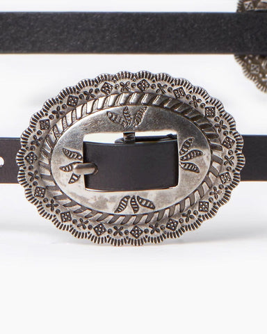 Women's Vegan Leather  Skinny Belt Belts