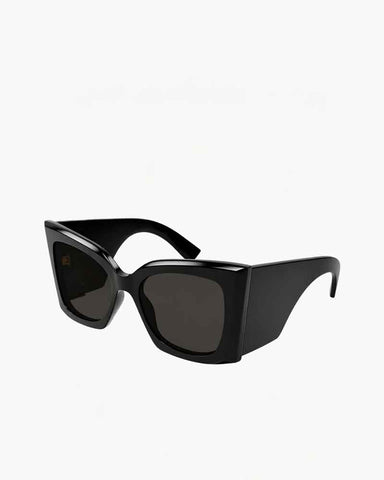 Black Angular Cat-Eye UV400 Sunglasses
