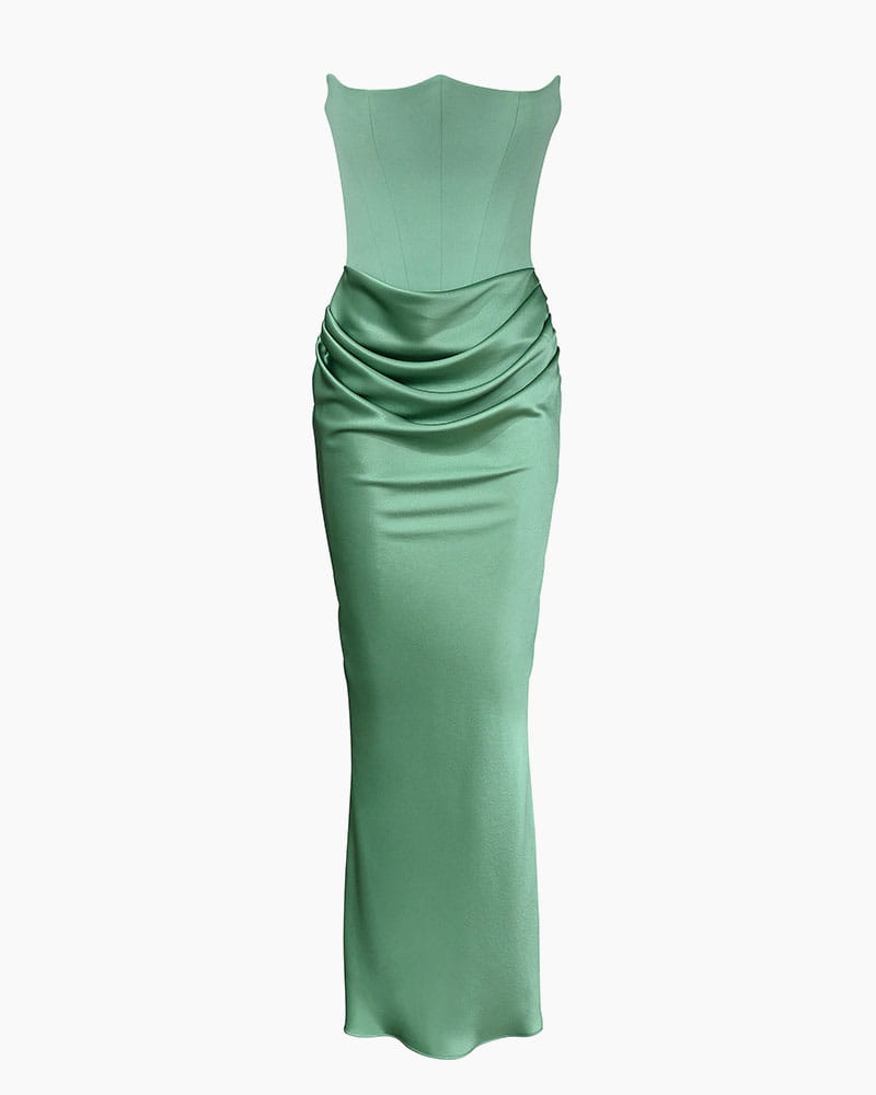 Women's Timeless Elegant Corset Maxi Gown