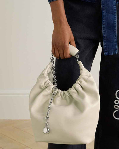 Small Burgundy Nappa Bag for Artful City Living