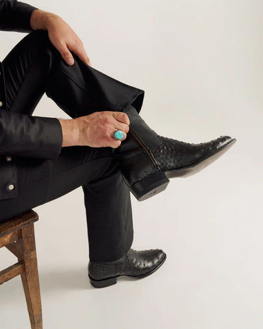 Men's Everyday Sleek Leather Zip Boot