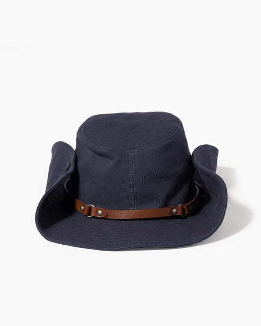 Contrast Strap Nylon Cowboy Hat