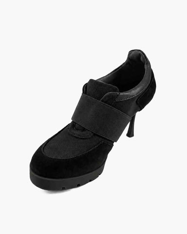 Women's City Commute Knit High-Heel Sneakers