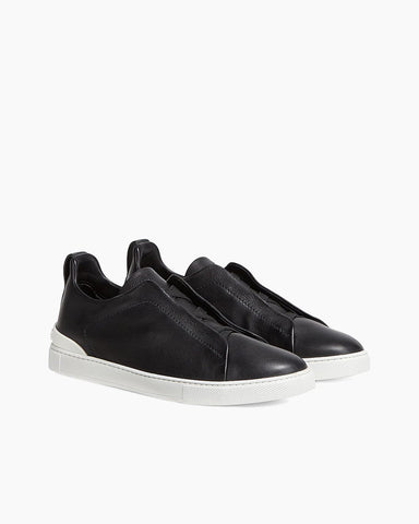 Men's Luxury Slip-On Leather Sneakers