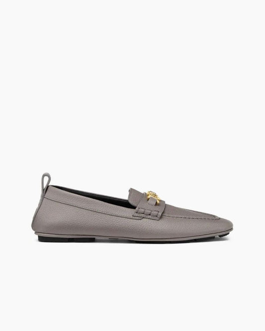 Villa Driver Loafers in Pebbled Leather