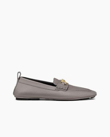 Villa Driver Loafers in Pebbled Leather