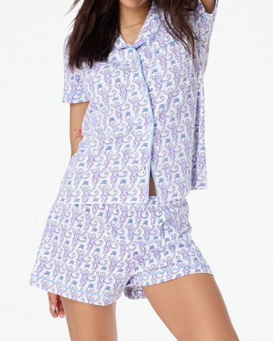 Monkey Polo Pajamas Short Style