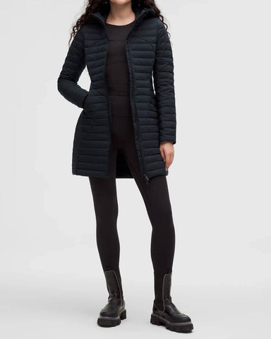 Water-Resistant Pack It Down Long Jacket