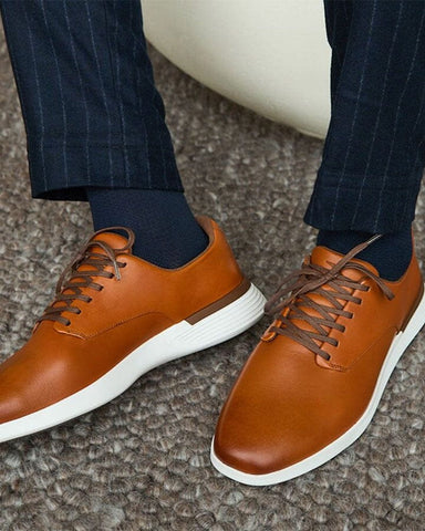 Men’s Premium Calfskin Comfort Derby Sneakers