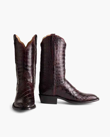 Men‘s Artisan Crocodile Pattern Western Boot