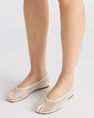 (Pre-sale) Women’s Mesh Split-Toe Ballet Flats