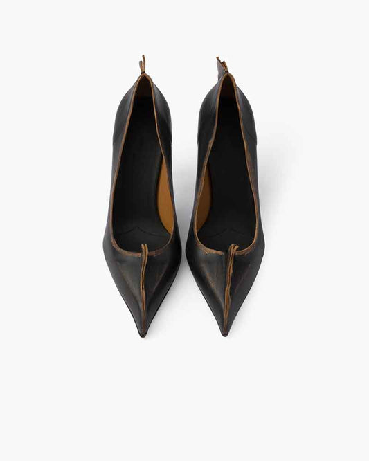 office-minimalist-antiqued-leather-kitten-heel-pumps