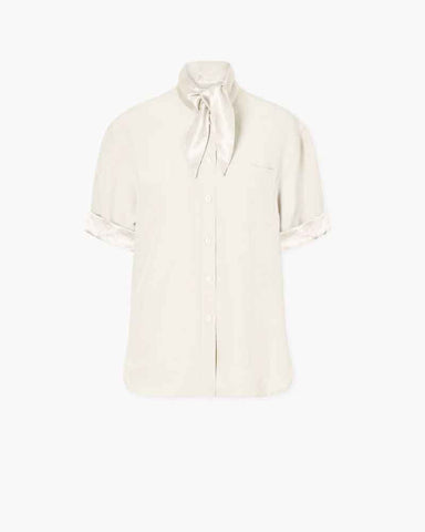 womens-daily-commute-tie-neck-silk-shirt
