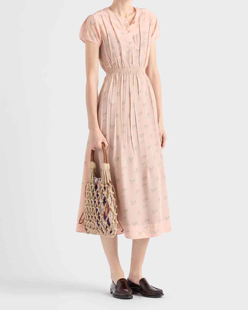 womens-graduation-ceremony-silk-floral-print-dress