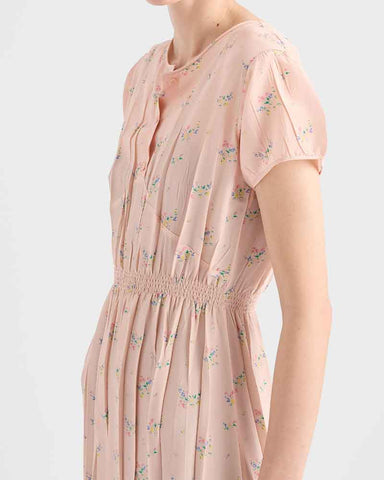 womens-graduation-ceremony-silk-floral-print-dress