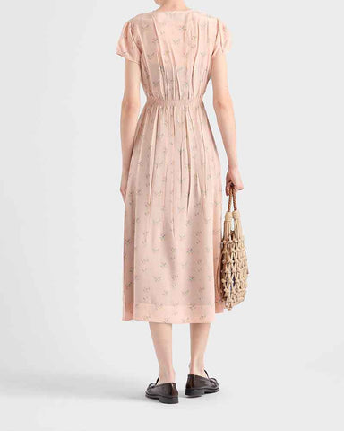 womens-graduation-ceremony-silk-floral-print-dress