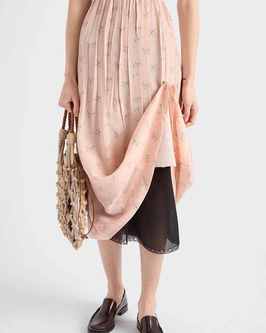womens-graduation-ceremony-silk-floral-print-dress