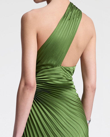 womens-private-party-elegant-one-shoulder-green-gown