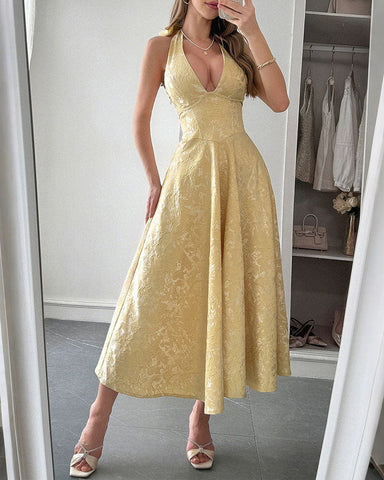 womens-afternoon-tea-elegant-halter-neck-dress
