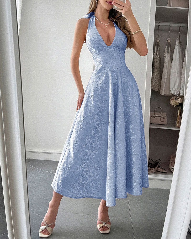 womens-afternoon-tea-elegant-halter-neck-dress