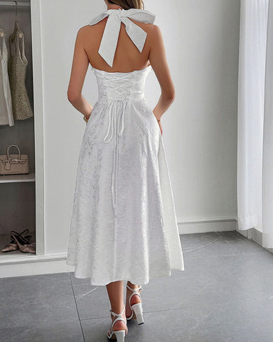 womens-afternoon-tea-elegant-halter-neck-dress