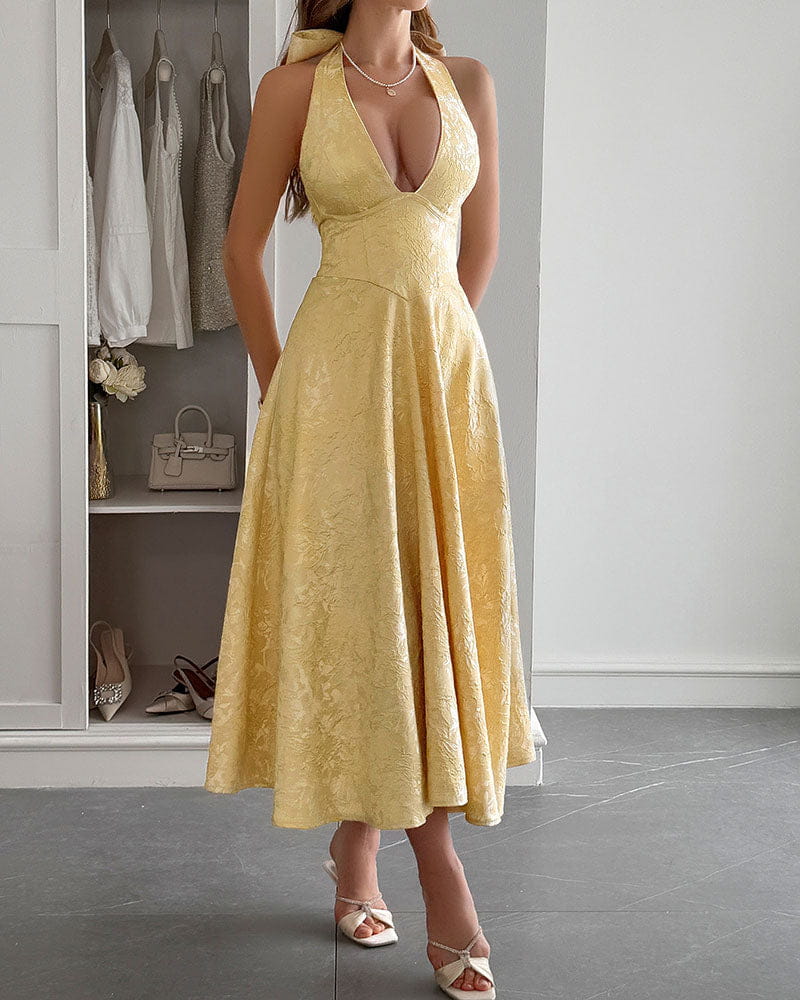 womens-afternoon-tea-elegant-halter-neck-dress