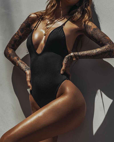 womens-beach-vacation-sexy-deep-v-swimsuit