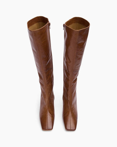 Fantasy Hourglass Heel Knee High Boots