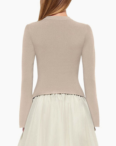 (Pre-sale) Colorblocked Fit Flare Dress