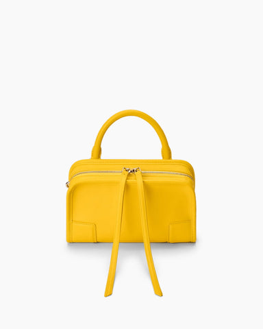 Mini Nappa Leather Convertible Top-Handle Bag