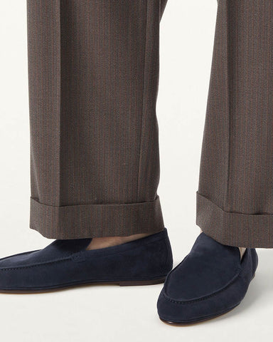 (Pre-Sale) Men's Premium Suede Moccasin With Contrast Sole