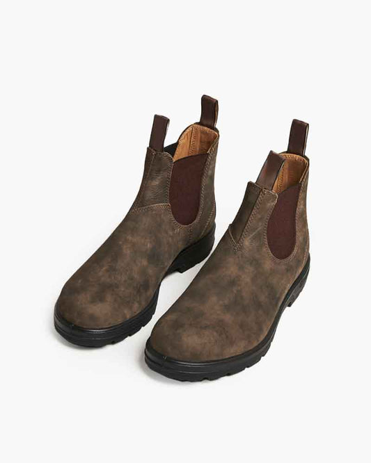 Women's Classic Tea Core Leather Work Boots with Goodyear Welt